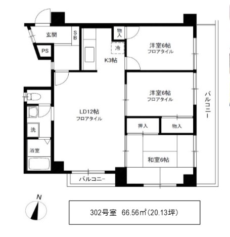 クレセント馬込の間取り