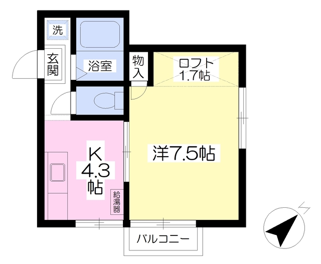 ラ・メゾン河原町の間取り