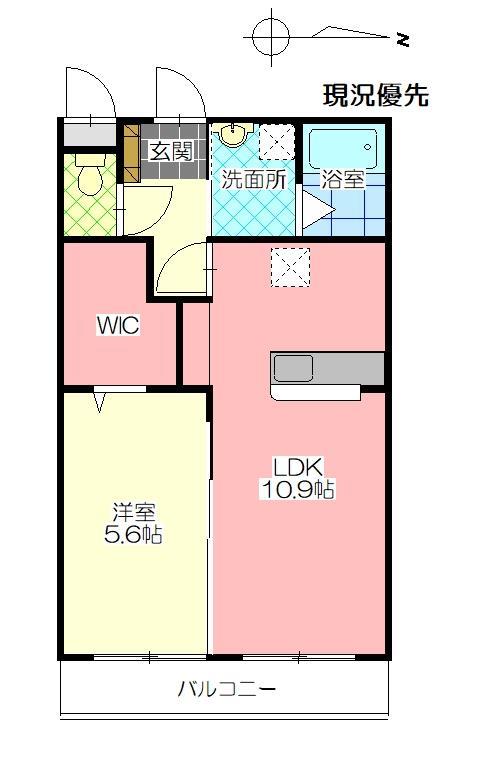 プレゾン平田番の間取り