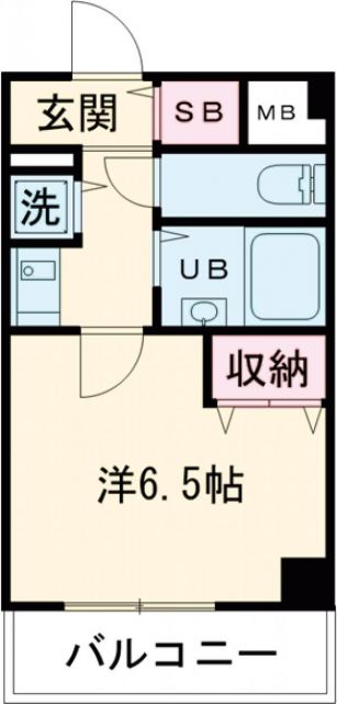 枚方市三栗のマンションの間取り