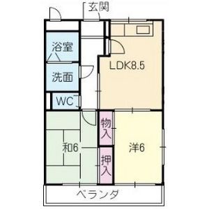 尾張旭市渋川町のマンションの間取り