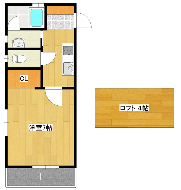 アヴァンセ東川口の間取り