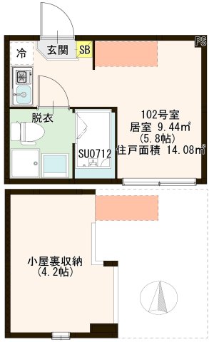 ハーモニーテラス西新井栄町IIの間取り