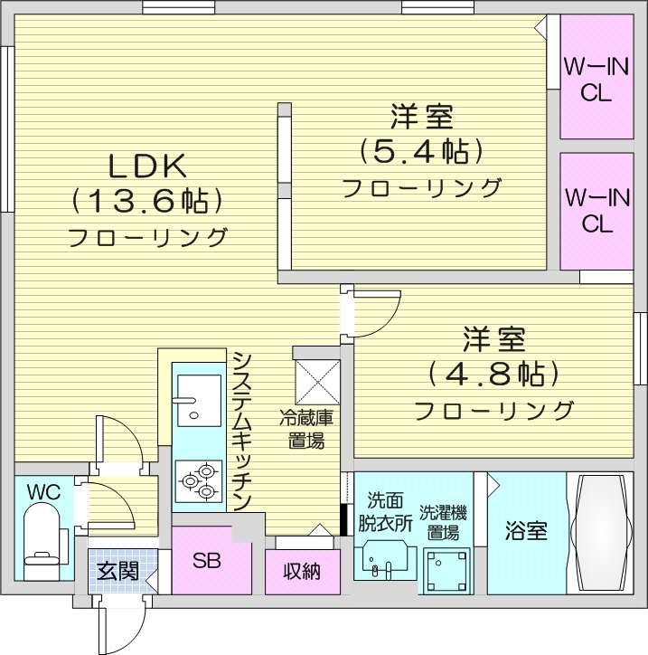 ArrowsVIIの間取り