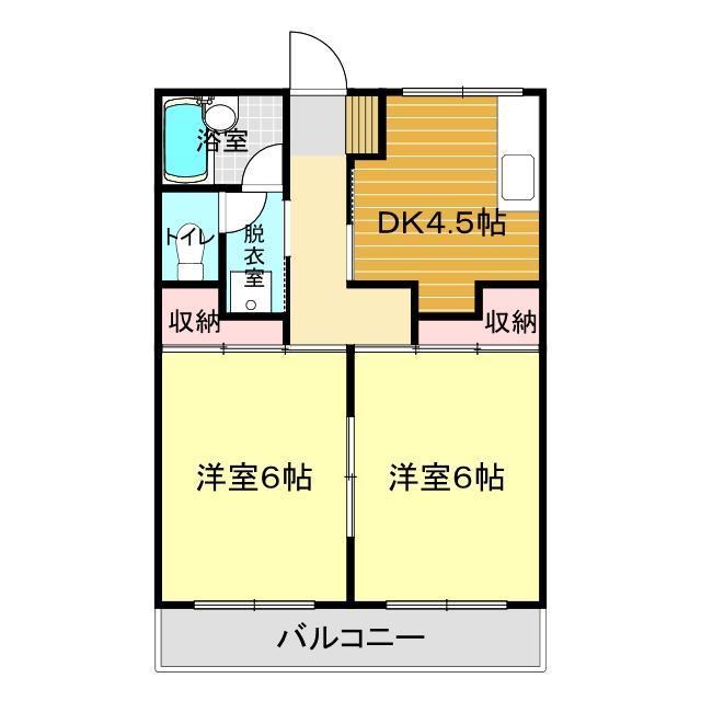 東萩ニューハイツ　No.１の間取り