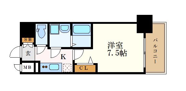 【プレサンス桜通ザ・タイムズの間取り】