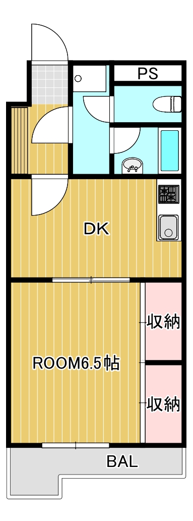 ダイアパレス栗林の間取り