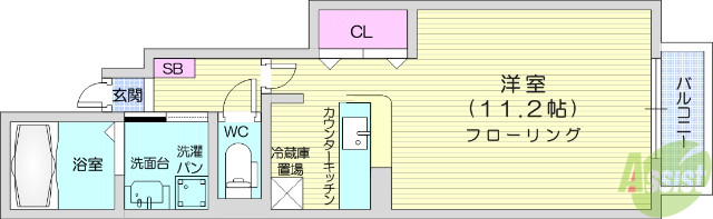 サンリットの間取り