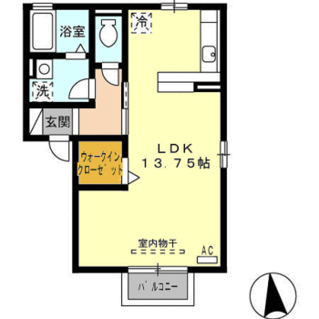 プラム　A棟の間取り