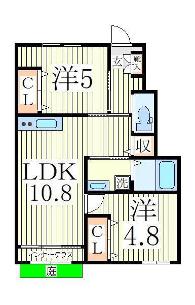 【フロレゾン柏の間取り】