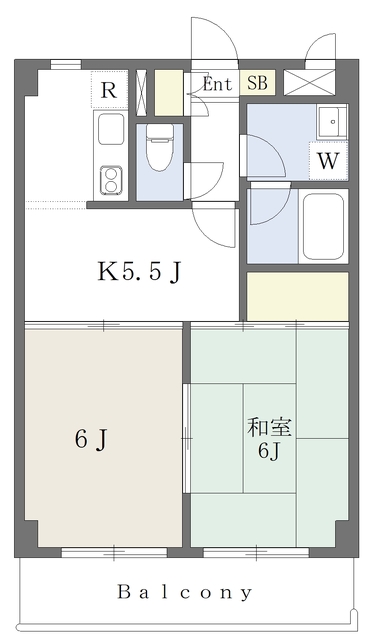 【ブランシェ宮千代の間取り】