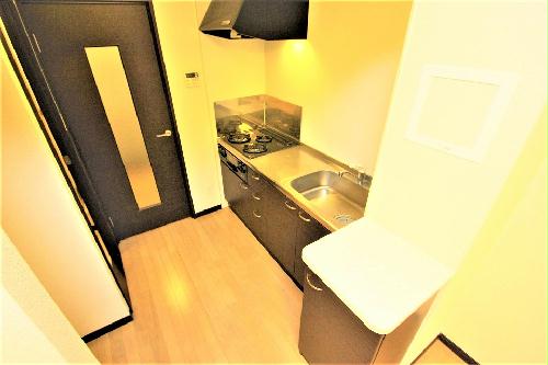 キッチン　ガスの３口コンロ！料理好きにはもってこいです！