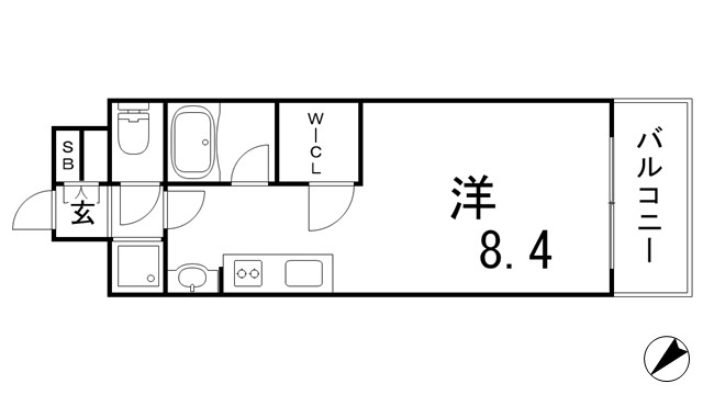 【アスヴェル神戸元町海岸通の間取り】