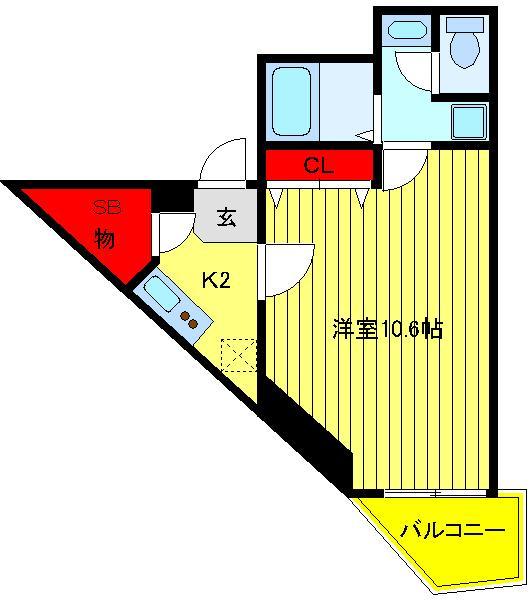 ハイムフローラ本町の間取り