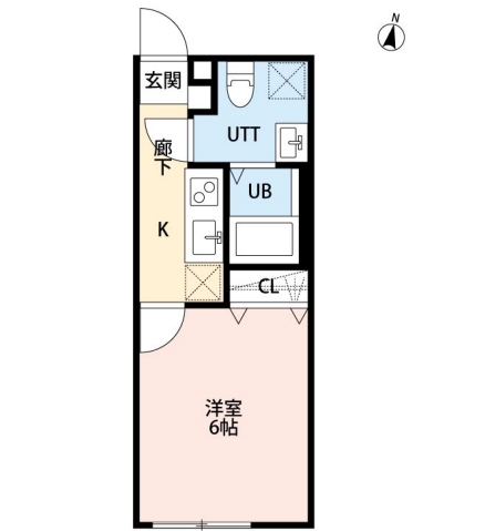 柏市藤心のアパートの間取り