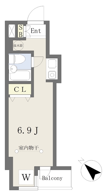 プラティーク北千束グランの間取り