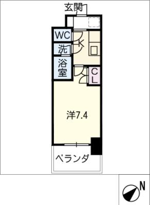 グランハイム山手通の間取り