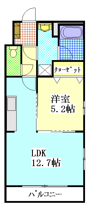 メゾンあさなの間取り