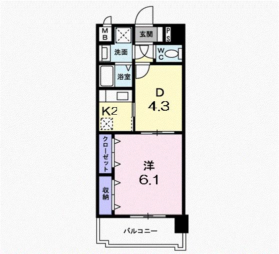 フランメゾン平成の間取り