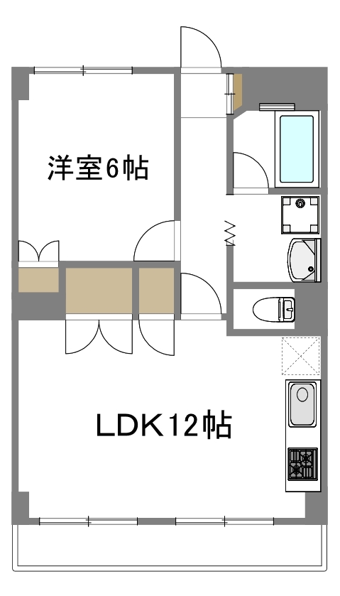 渋谷区代官山町のマンションの間取り