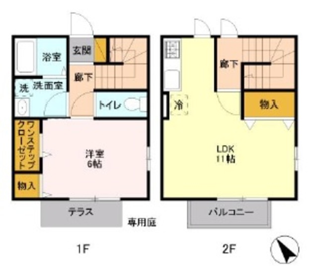 メゾンドサンセール11番館の間取り