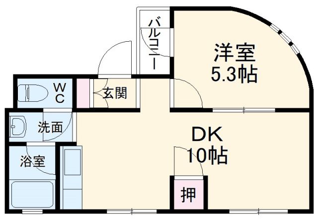 豊中市庄内栄町のマンションの間取り