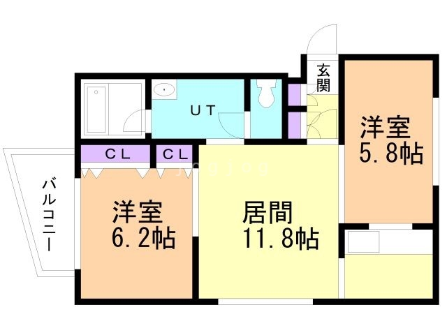 サムティ学園前の間取り