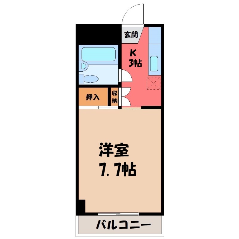 エスペランサ喜沢の間取り