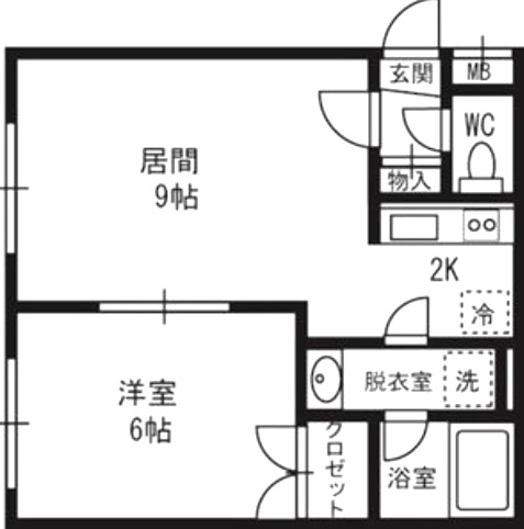 すいえんの間取り