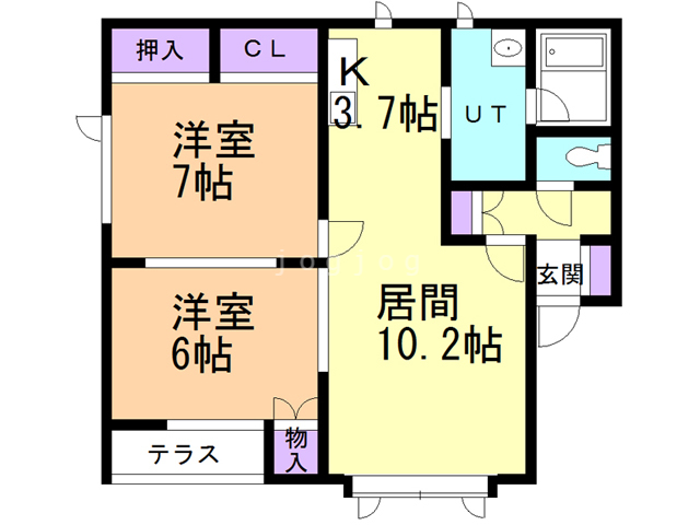 さくら弐番館の間取り