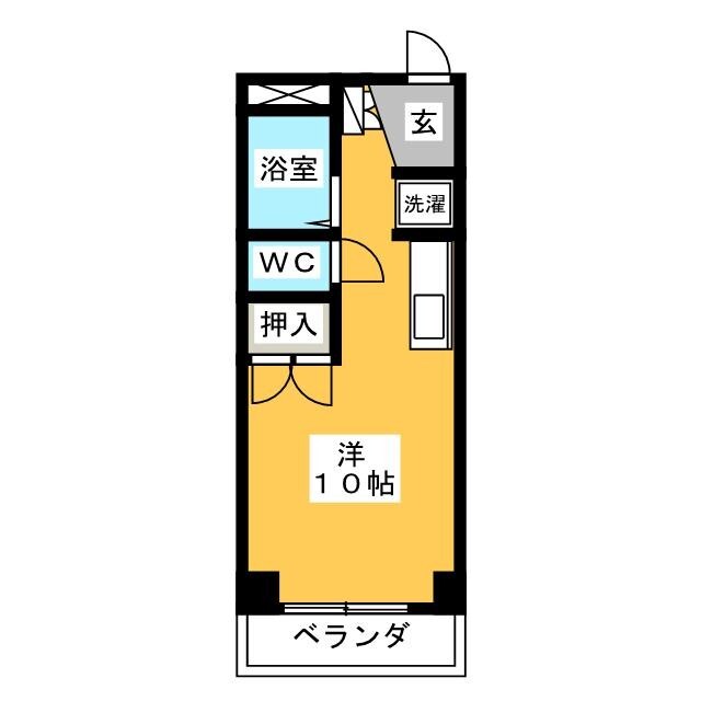 友楽町ハイツの間取り