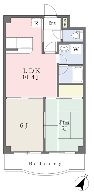 青秋桜の間取り