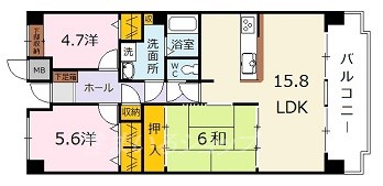 グレイス高陽の間取り