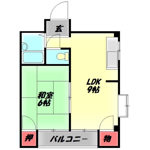 Ｒｅｎａｔｕｓ守口（旧神木ハイツ）の間取り