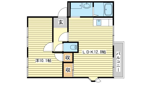 エストピア網干の間取り