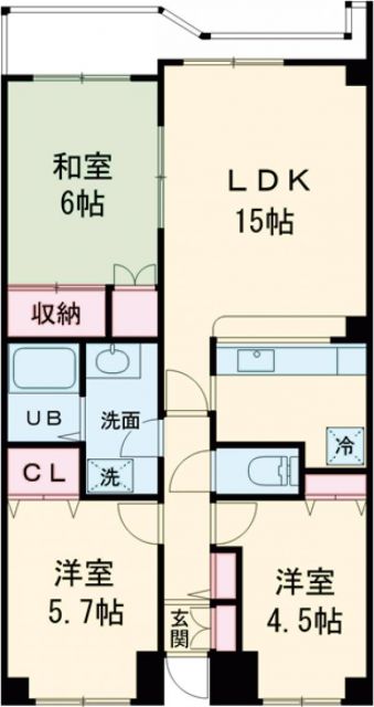 マンションリヴァージュの間取り