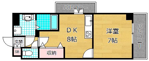 アンジェリーク磐船の間取り