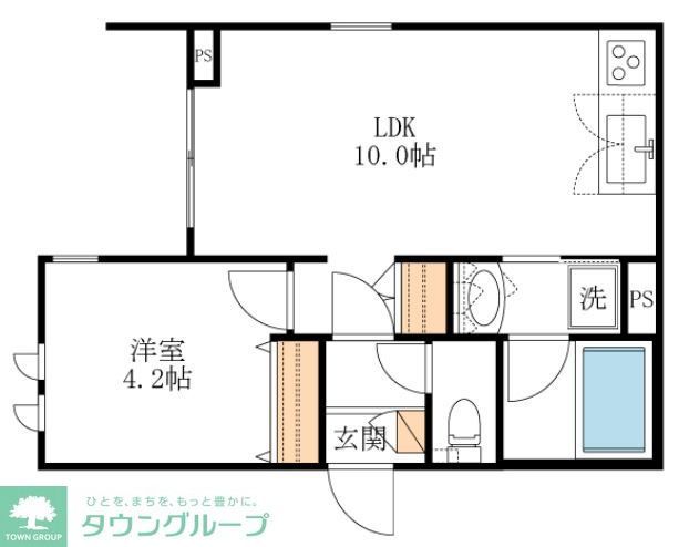 川越市新富町のマンションの間取り