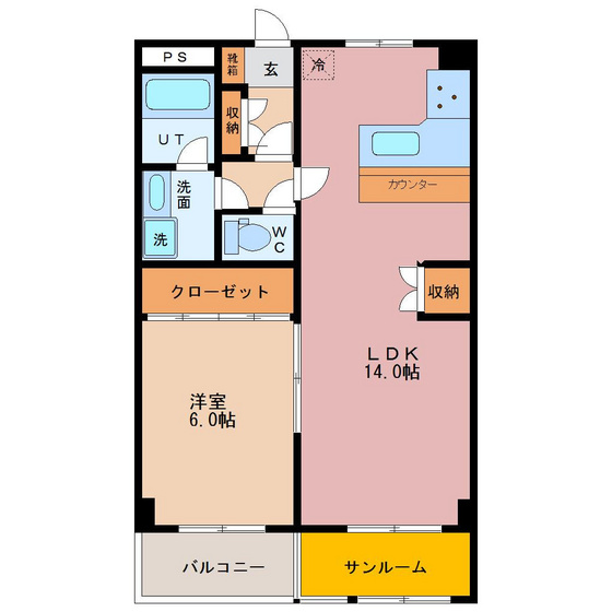 石金エクセレントビルの間取り