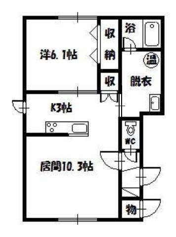 レジーナCの間取り