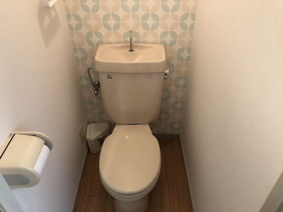 トイレ　洋式トイレ・アクセントクロス☆