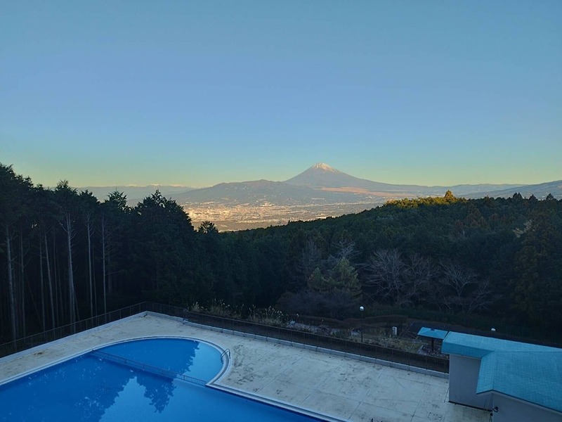 眺望　目の前に富士がみえます