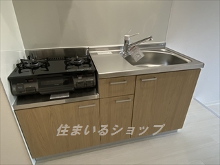 キッチン　２口ガスコンロはサービス品