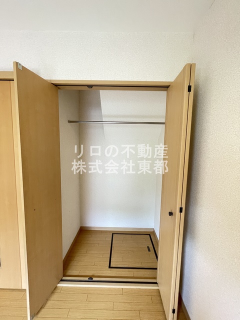 収納　奥行のある収納付です！増えがちな荷物をもスッキリ収納できます