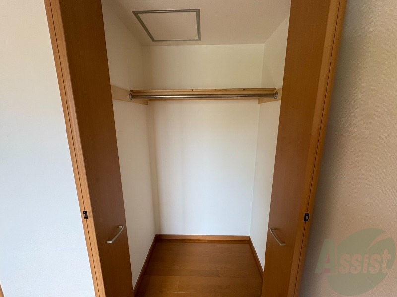 収納　クローゼットがありました。お洋服や荷物はここへ