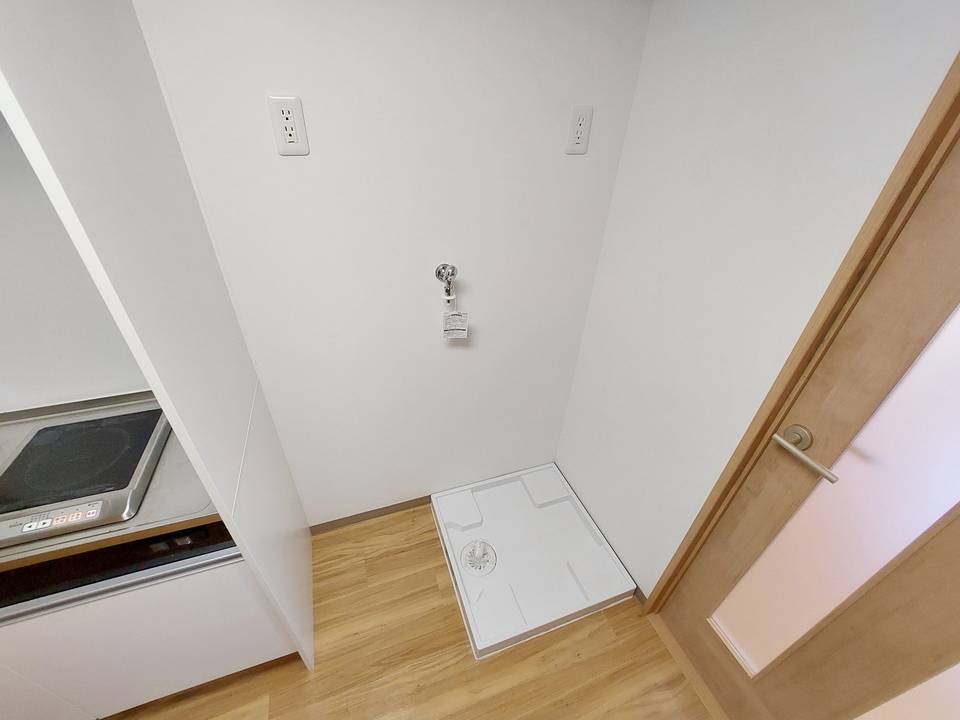 洗面設備　洗濯機置場