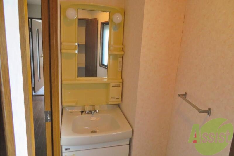 洗面設備　洗面化粧台のある１Ｋはポイント高いですねー