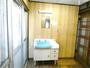洗面設備　３帖の部屋にある洗面台
