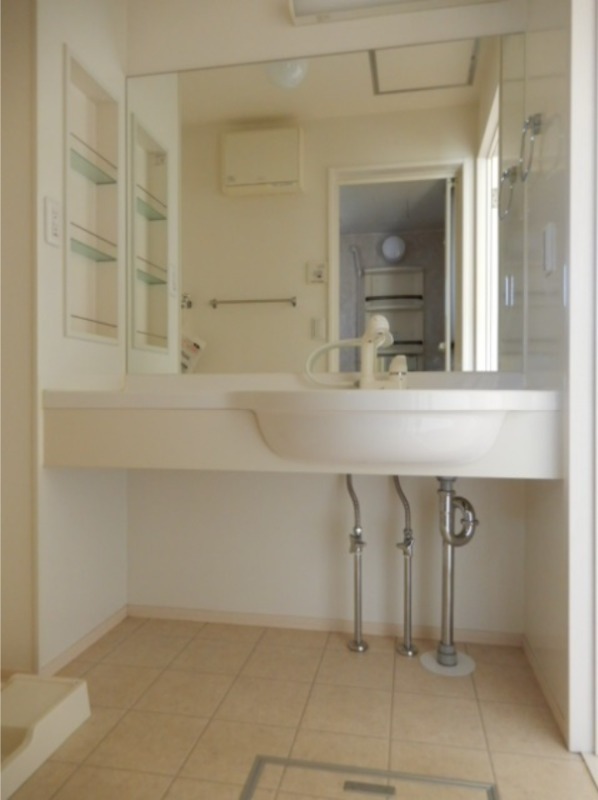 洗面設備　図面と現状に相違がある場合には現状を優先