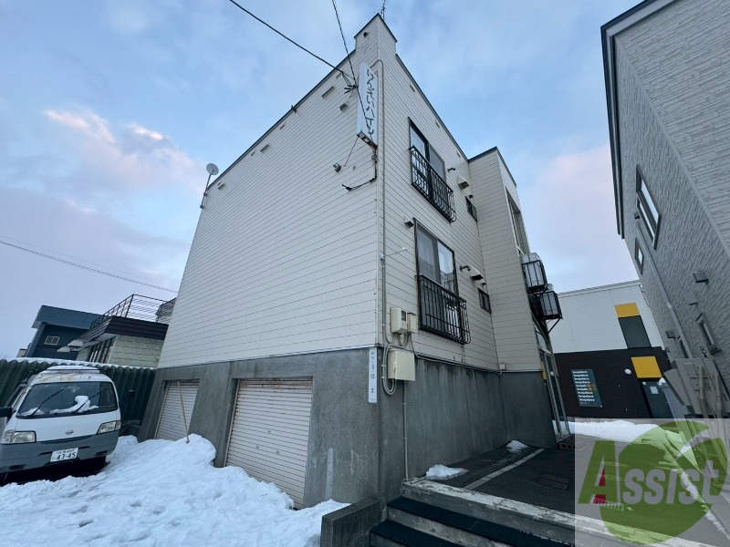 建物外観　札幌市北区新琴似３条「けんえいハイツ」